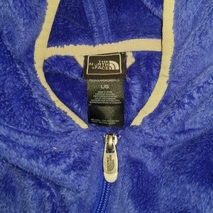 Large north face zip jacket